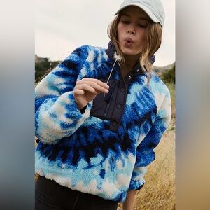 Free People Hit The Slopes ‘Rocky Ridge’ Printed Pullover - Size XS (oversize)